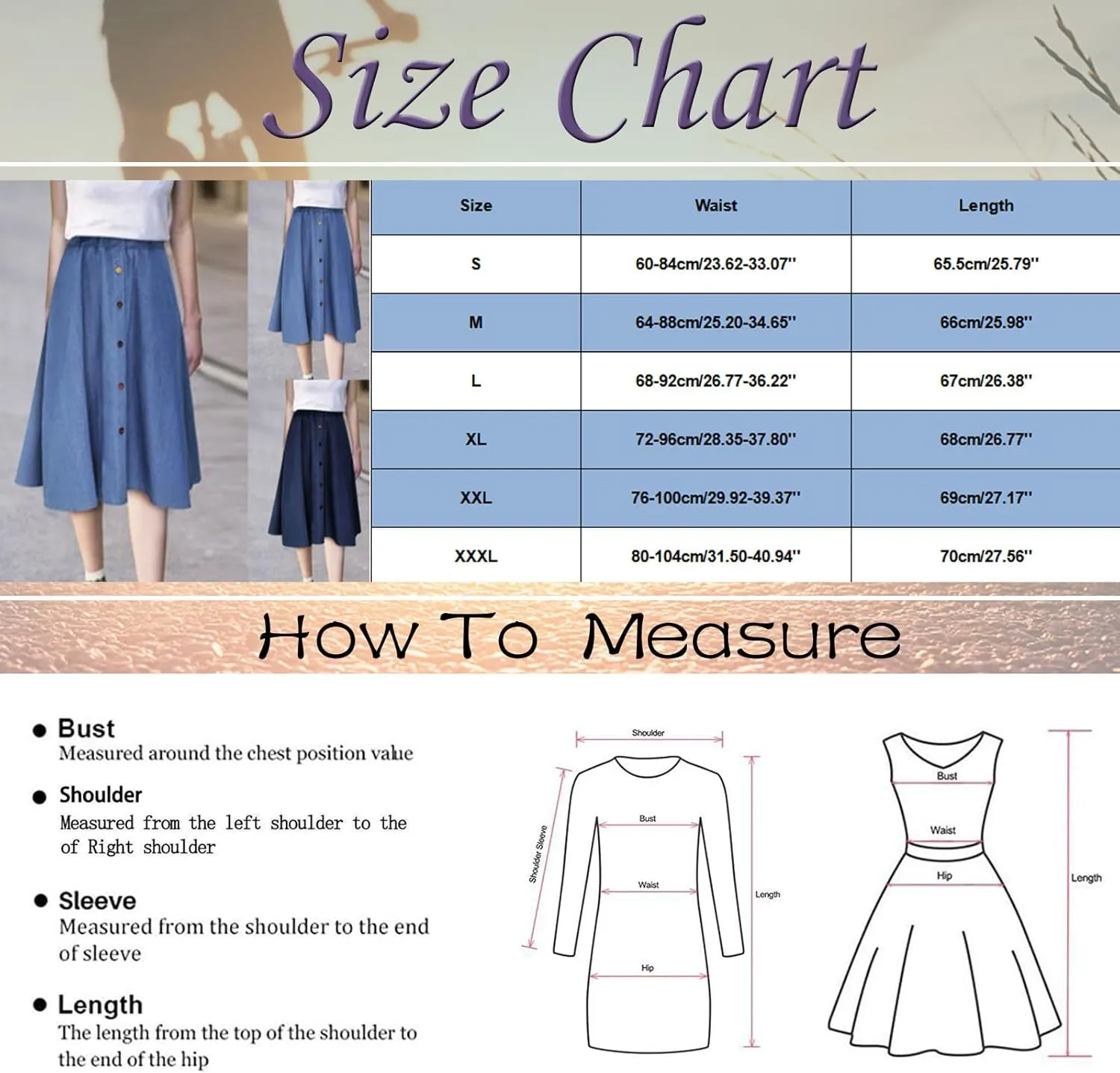 Women's Plus Size Denim Skirt Casual High Waisted A Line Midi with Elastic Waist for School Leather Pencil Skirts