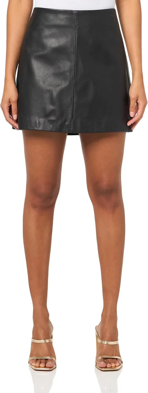 Women's Renai Slim Fit Leather Pencil Skirt
