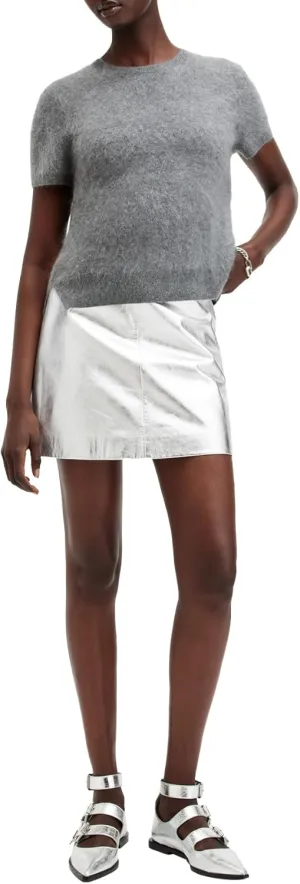 Women's Renai Slim Fit Leather Pencil Skirt