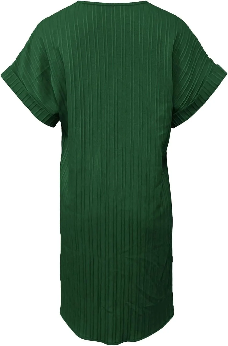 Womens Short Sleeve Casual Summer Dress V Neck Boho Beach Mini T Shirt Dress Dressy Work Button Down Swing Dresses
