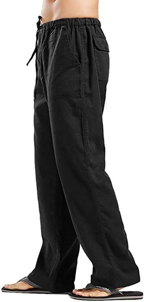 Ymosrh Camping Pants Men Printed Overalls Casual Pocket Sport Work Casual Trouser Pants Mens Casual Work Pants