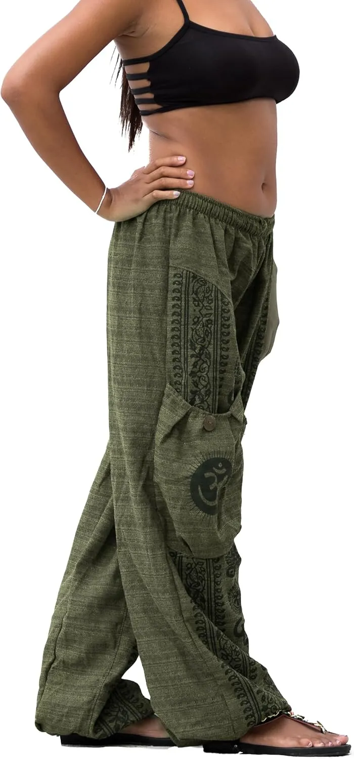 Yoga Harem Pants Women Men Casual Baggy Lounge Trousers with Big Pocket